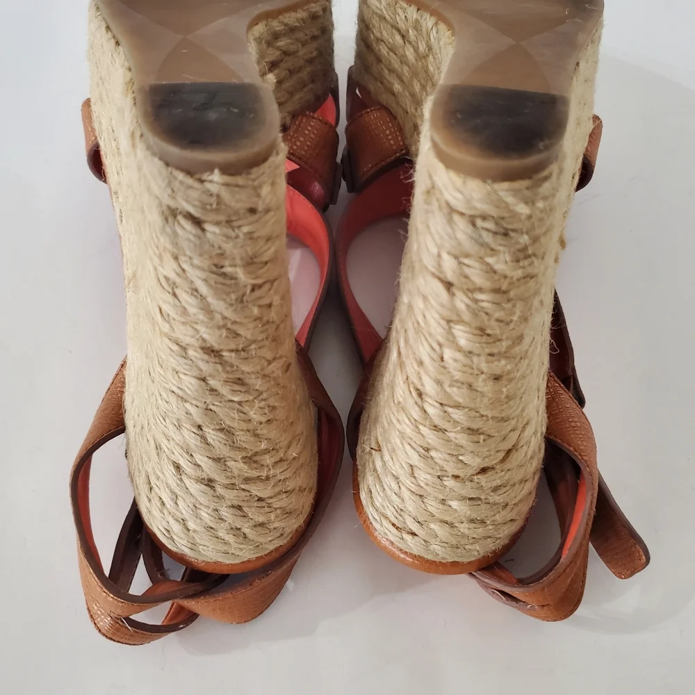 VIA SPIGA 8.5 Karla Wedge Sandals Wedge 4.75